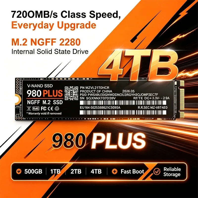 Ssd 500Gb - 980 PLUS interne M.2 NGFF 2280