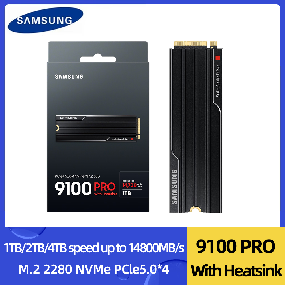 Samsung Ssd - SAMSUNG SSD 9100 PRO met koellichaam,