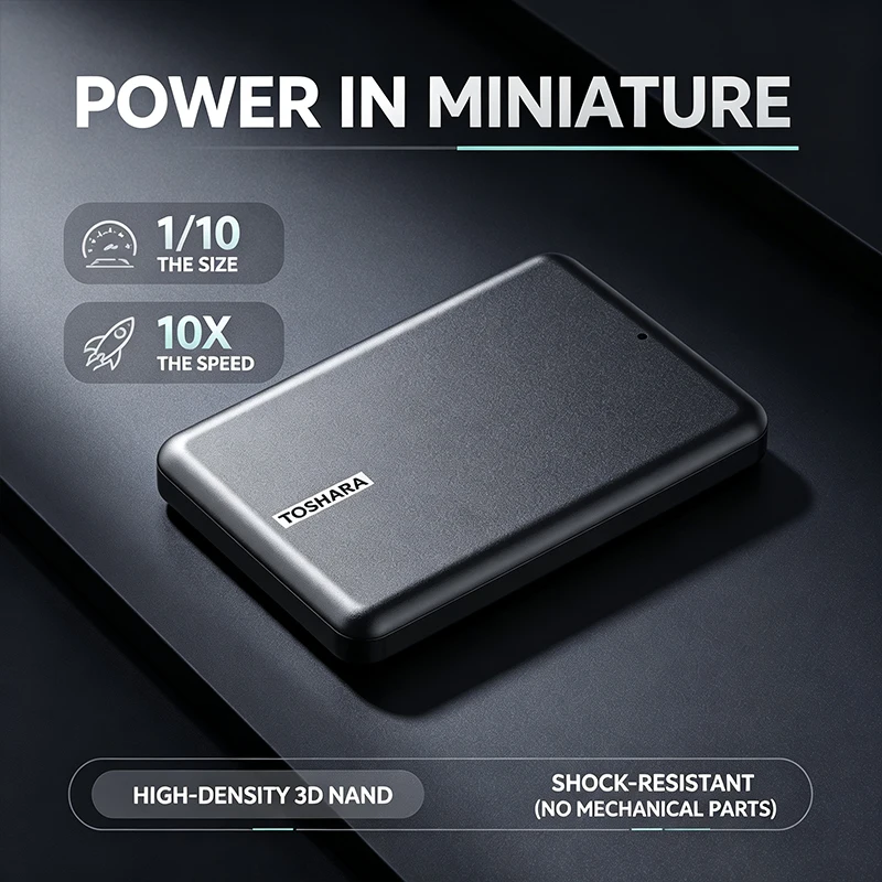 TOSHARA A5 draagbare SSD 4TB 2 - Ssd 500Gb recensie en prijs