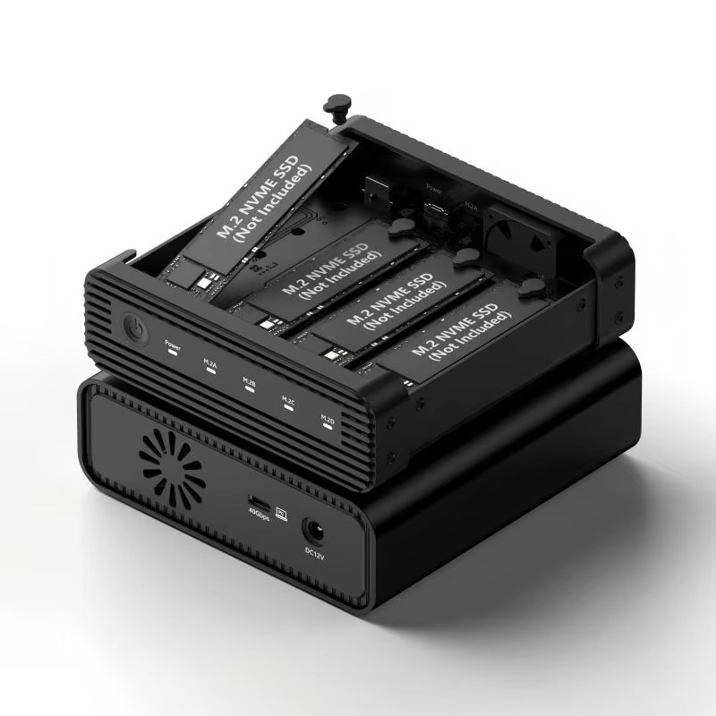 Aluminium M2 4-bay USB4 extern - Nvme Ssd recensie en prijs