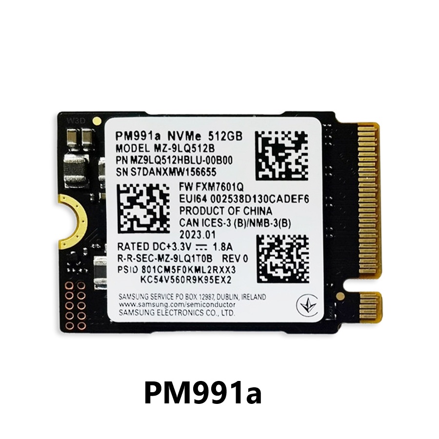 Samsung M.2 2230 SSD PM991a 1T - Samsung Ssd recensie en prijs